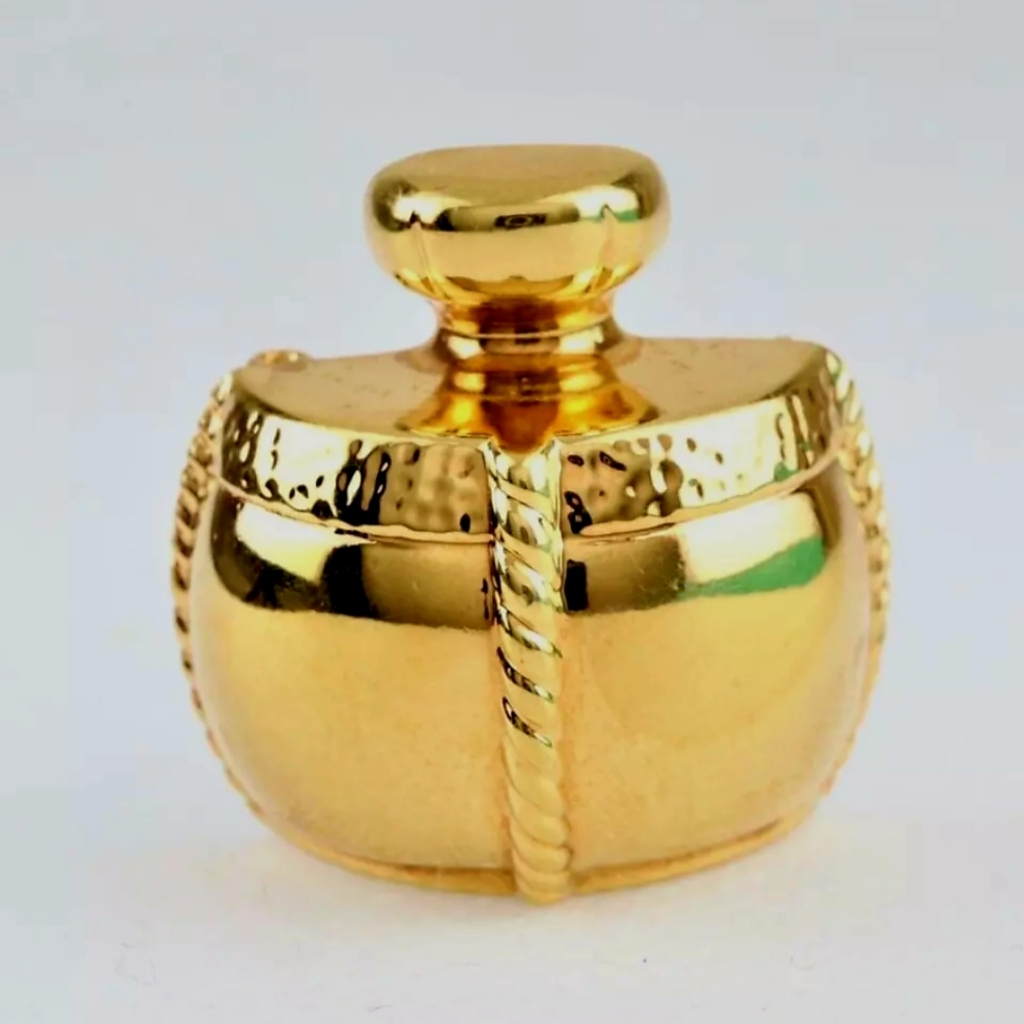 Yves Saint Laurent Gold-Plated Bottle Brooch 175$